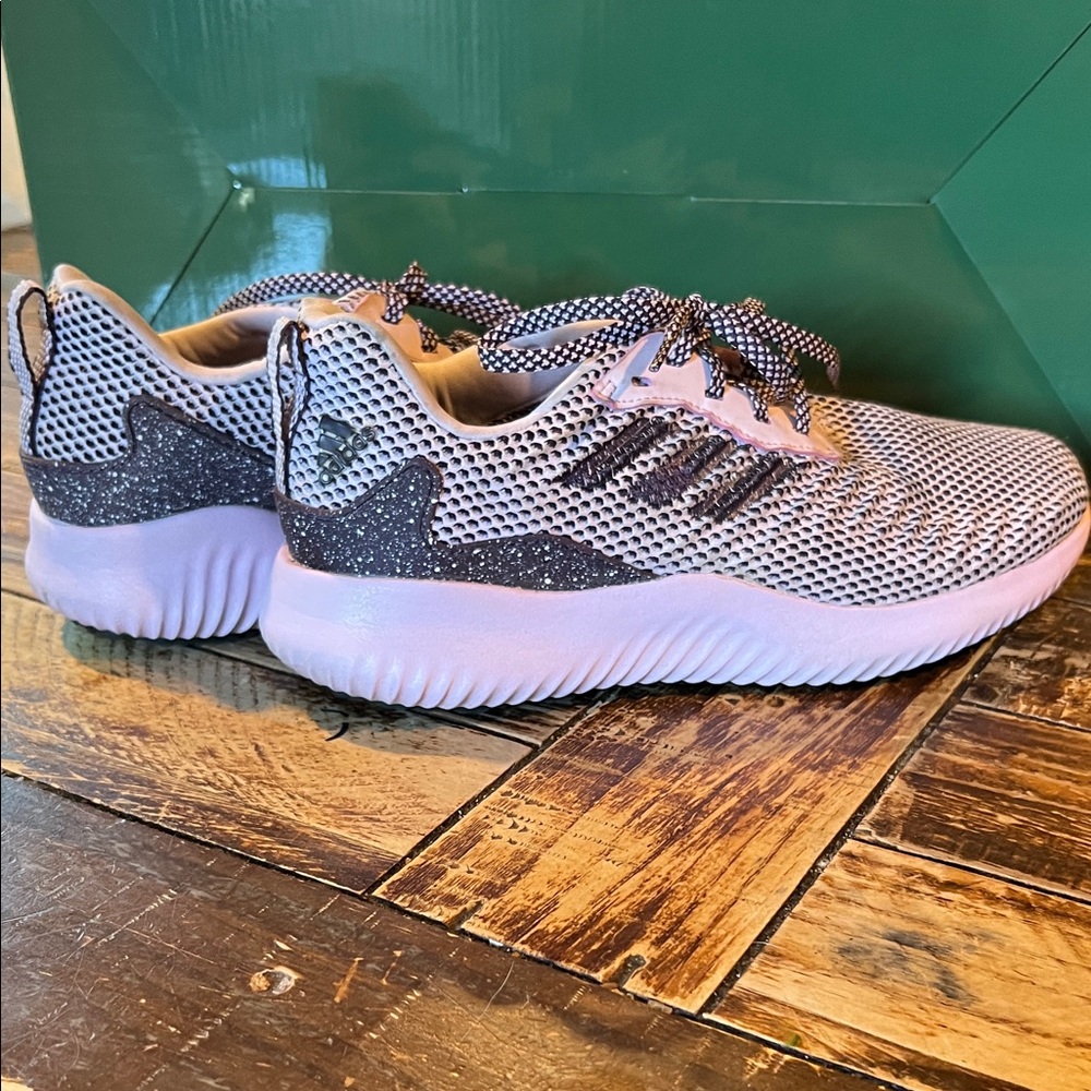 Adidas womens purple and pink Mesh Sneakers
